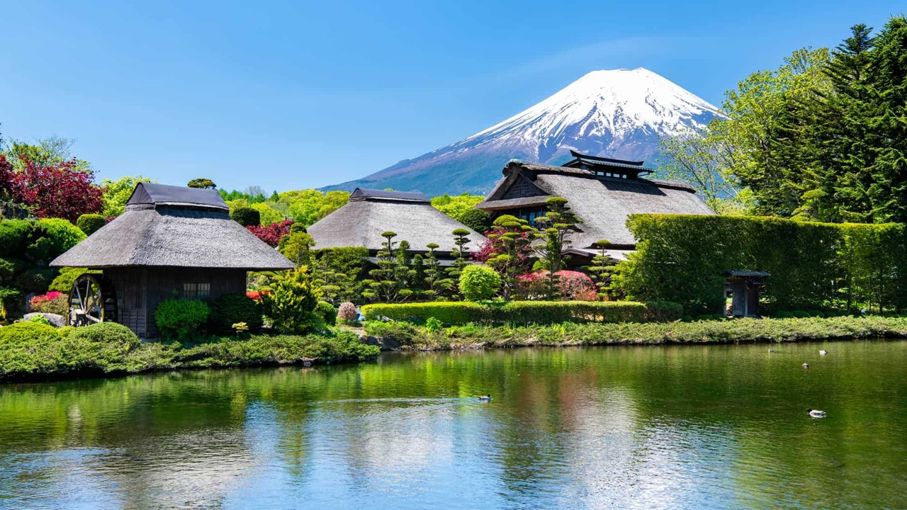 Làng cổ Oshino Hakkai: Ngôi làng quyến rũ gần núi Phú Sĩ